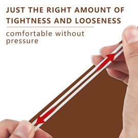 YOLCAR Elastic Tieless Shoelaces with Metal Lock, Round Shoe Laces Strings for Various Shoes, White, 100cm/39.37"