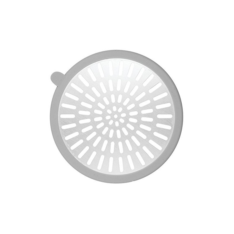 InterDesign Metro Ultra Shower Stall Drain Protector - Gray/Silver