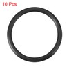 sourcing map Pack of 10 Nitrile Rubber Rings Metric Seal