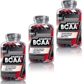 Frey Nutrition Anabolic BCAA 3 x 250 Tablets 1000 mg Pack of 3