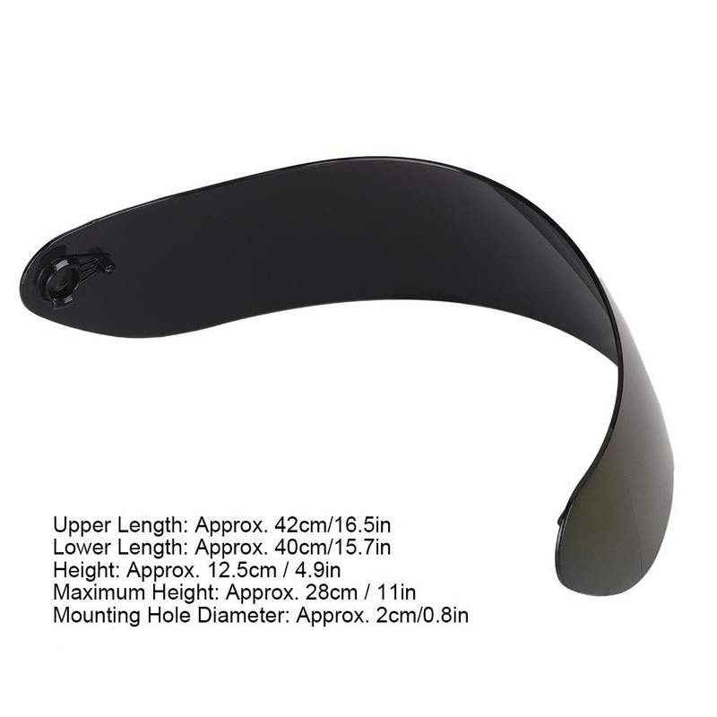Duokon Full Face Motorcycle Helmet Lens Visor, PC Windscreen Helmet