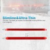 Partsam 2PCS 17 inch Red LED Trailer Light Bar 23