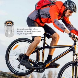 Tire Valve Stem Caps - Tyre Air Valve Caps | Cat Tire Caps, Tyre Air Valve Cap, Leak-Proof Aluminum Alloy Tire Air Cap for Motorcycle, Car, Truck