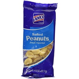 Lance Salted Peanuts . 8 oz packs of 5 packs per box