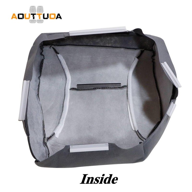 AOUTTUOA Driver Side Bottom Replacement Seat Cover Fabric Cloth Gray
