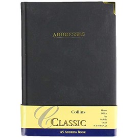 Collins 9000V Classic A5 Telephone and Address Book Black