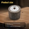 4.7" x 4" Stainless Steel Wire Drawing Wheel, Wire Brush