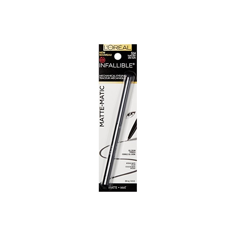 L 'Oreal Paris delineador mate, Carbón