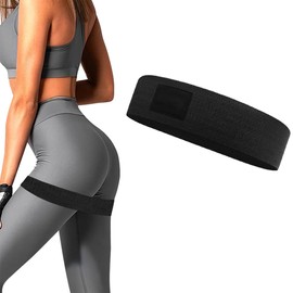 YAARUJEE Heavy Duty Training Band, Training Tube, Elastic Band, Stretch Band for Muscle Training, Muscle Training, Suitable for Deep Yoga, High Strength, Lightweight, Skin-friendly (Black M, Perimeter