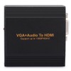 VGaAudio to HDMI 1080P Portable Audio Converter Convertor Adaptor Equipment