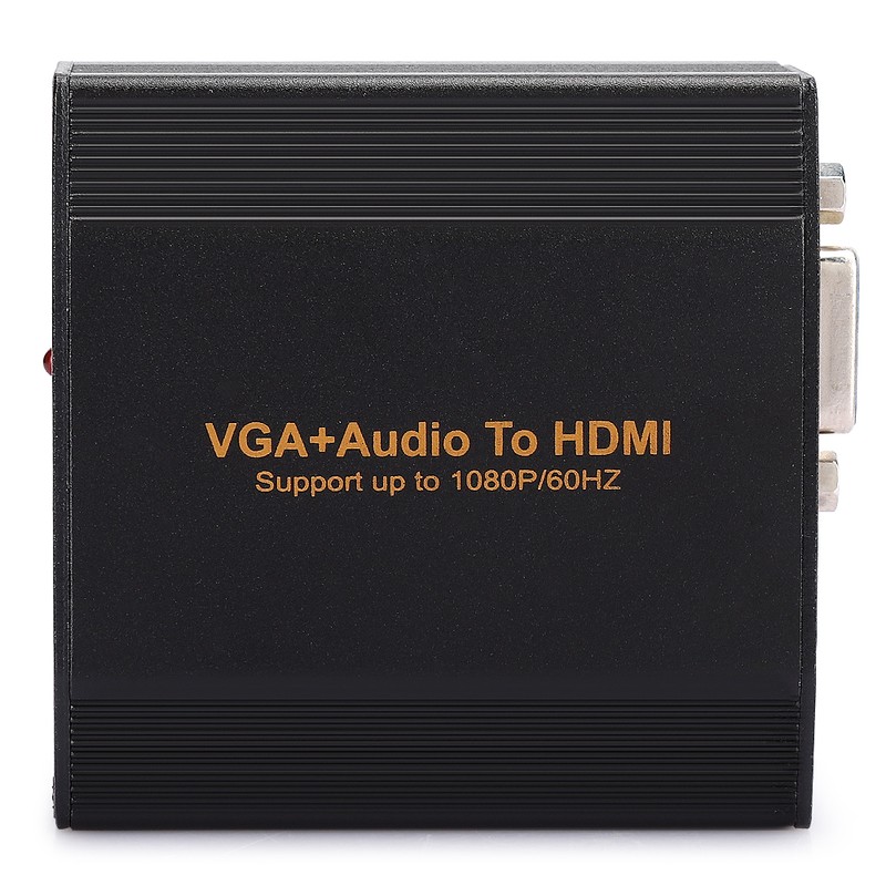 VGaAudio to HDMI 1080P Portable Audio Converter Convertor Adaptor Equipment