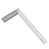 Escuadra para Carpintero de 90 grados,Base de Aluminio,30cm,Escuadra Herrero de