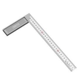 Escuadra para Carpintero de 90 grados,Base de Aluminio,30cm,Escuadra Herrero de marco en forma de L,Cuadrado de Encuadre,Herramienta Cuadrada Grabado(