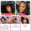 Unipearl Deep Curly Human Braiding Hair for Boho Braids 16