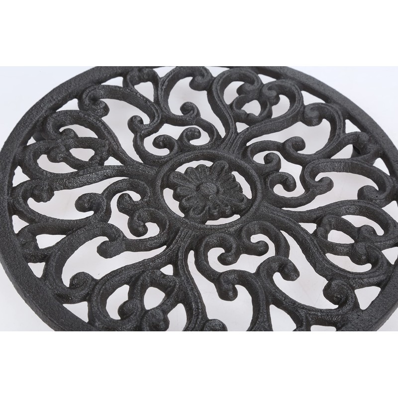 Large Pot Mat, Heat Resistant, Iron Bottle, Cookware, Tetsuka, Antique