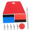 WOONEKY Wallpaper Smoothing Tool Kit 10pcs Set Wallpaper Squeegee Car