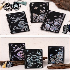 Museum Goods Korean-Chinese Park Mues Mother-of-pearl Notebook Traditional Pattern Stationery Korean Souvenirs K Goods Foreigner Gifts Gyeongbokgung Palace Souvenirs I agree to third-party provision for delivery / 박물관굿즈 국중박 뮷즈 자개수첩 전통문양문구 한국기념품 K굿즈 외국인선물 경복궁기념품 배송을 위한 제3자 제공에 동의합니다