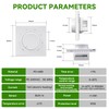 Thermostat Mechanical Electric Underfloor Heating Thermostats 16A 95-240V Temperature Controller