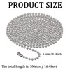 SYEYCW 5Meter / 16.4Feet Roller Blind Chain, 4.5mm 304 Stainless