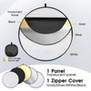 Kalofaye 5-in-1 Light Reflector 32 Inch/80 cm Photography Diffuser Collapsible