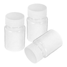 LIFKOME 3 Bottles Versatile Flocking Powder: Handmade Dolls Dressing Flock Scatters - Snow Plush Flock Materials - Enhances Texture and Quality
