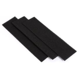 SMELLRID Reusable Activated Carbon Vent Filter: (3) 4"x14" Filters - Cut-to-Fit