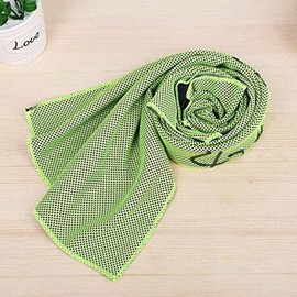 Lovelegis Refreshing towel - Microfiber - Refreshing - Cooling - Quick drying - Cold effect - Sports - Sports - Gym - Yoga - Gymnastics - Random colors - 3 pieces