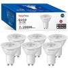 Valytime GU10 LED Light Bulbs 7W Warm White 3000K,(50W -60W-75W