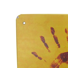 TG,LLC Treasure Gurus Metal Warning Zombies Biohazard Wall Door Sign Tin Garage Man Cave Party Bar Pub Decor