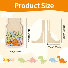 Kids Reward Jar Wooden Rewards Jar Reward Jars and Tokens Reward Charts for Children Behaviour Dinosaur Jar Good Behavior Training Tool with Wooden Holder Star Reward Jar with Tokens for Kids