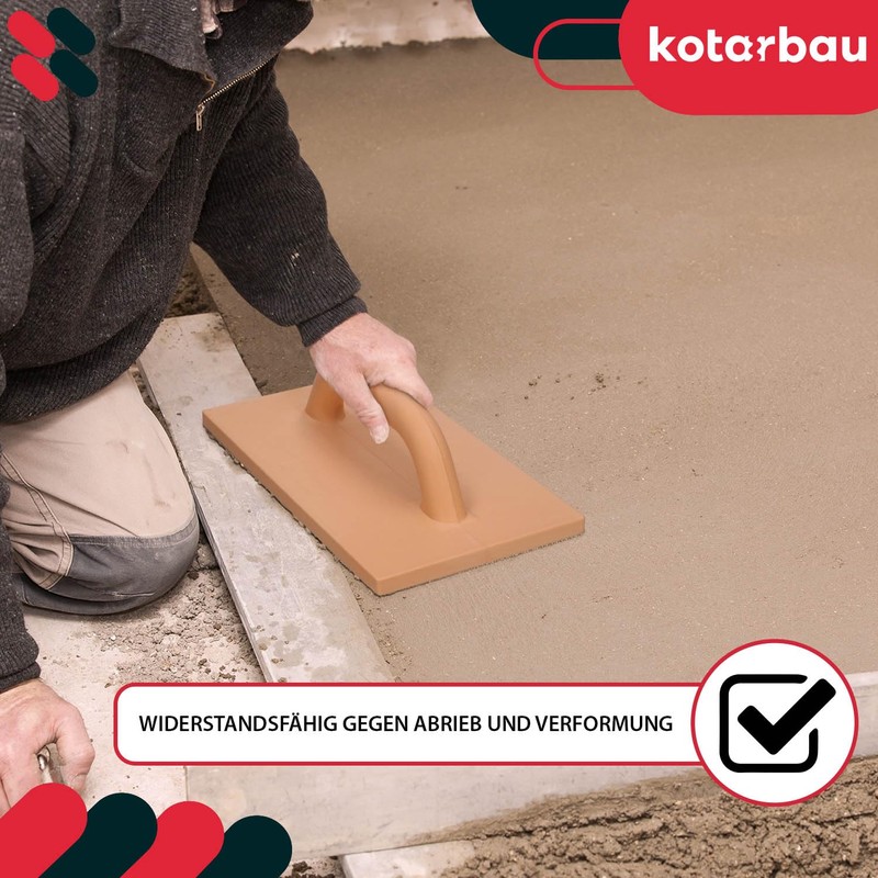 KOTARBAU® PU Grating Board for Masons 320 mm for Smoothing