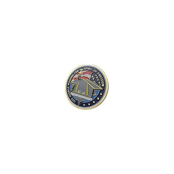 U.S. Navy USS George Washington Spirit Of Freedom / CVN-73 GP Challenge Coin 1133#