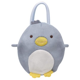 I Planning K-1300E Sumikko Gurashi Mesh Tote Bag, S, Penguin (Genuine), W 7.5 x H 7.9 x D 4.3 inches (19 x 20 x 11 cm)