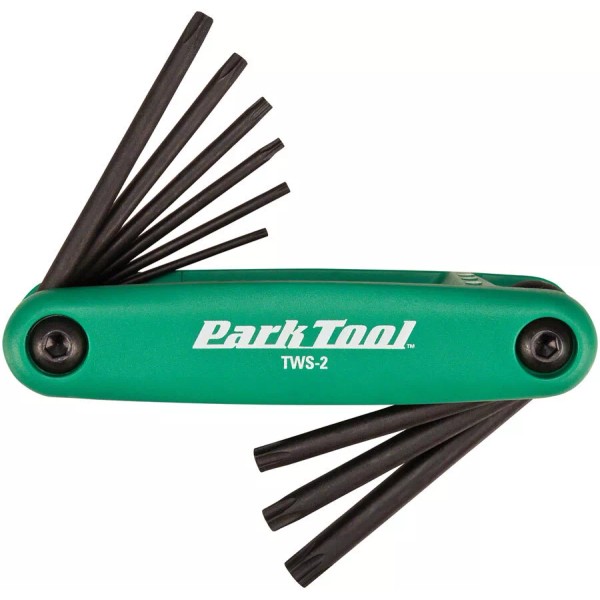 Park Tool TWS-2 Folding Torx Wrench Set 9 Sizes Bike