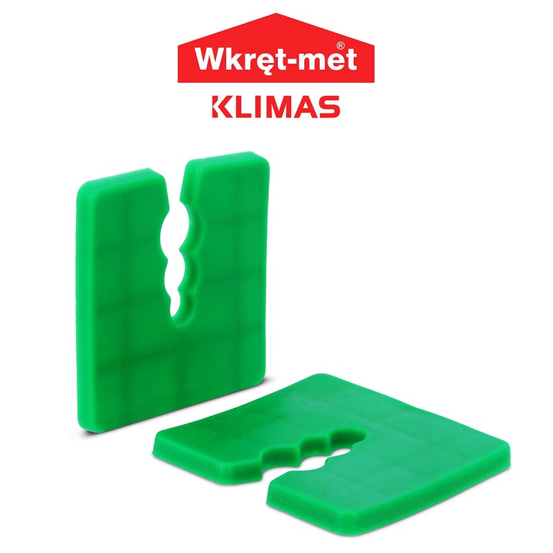 Klimas® Spacer Plastic 4 mm 50 Pieces Spacers Set Green