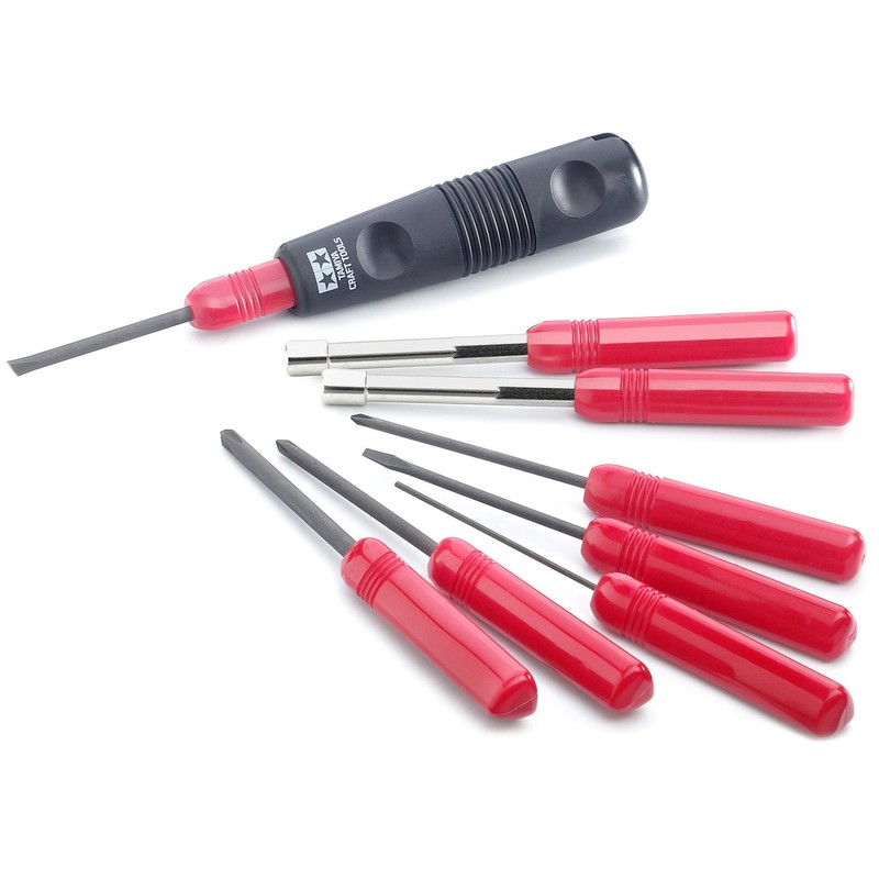 Tamiya Tools Builders 8 piece Screwdriver Set 74023