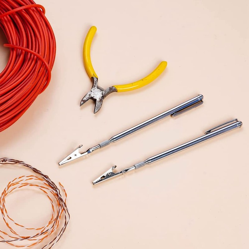 PRATYAHARA 6 Pieces Telescopic Alligator Clamp Telescopic Alligator Clamp with