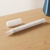 ibasenice Rotulador de esmalte de uñas blanco de secado rápido,