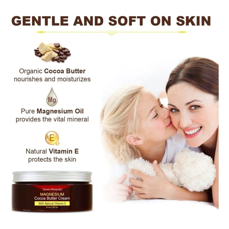 Magnesio en Crema – Relajante Muscular Natural para Dolor y