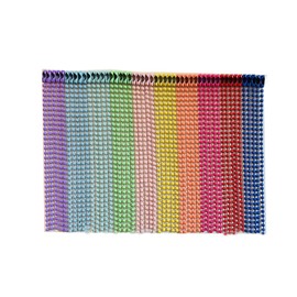ball chain with connector silver 12cm (multi color 50pc)
