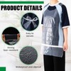 Velmitten 400 Pack Plastic Disposable Aprons Adults 24 x 37