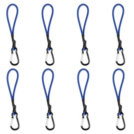 ZeniMart Stretch Cord Cord Bungee Loop Camping Tent Cord Elastic Rope Buckle Tent Fixed Bungee Cord String Carabiner Hook Included Elastic Rope Climbing Hook Camping Buckle Buckle Tent with Fixed