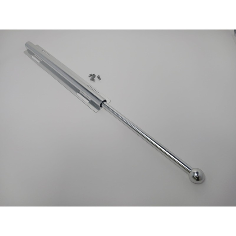 12-Inch Long Expendable and Reversible Pullout Closet Wardrobe Valet Rod