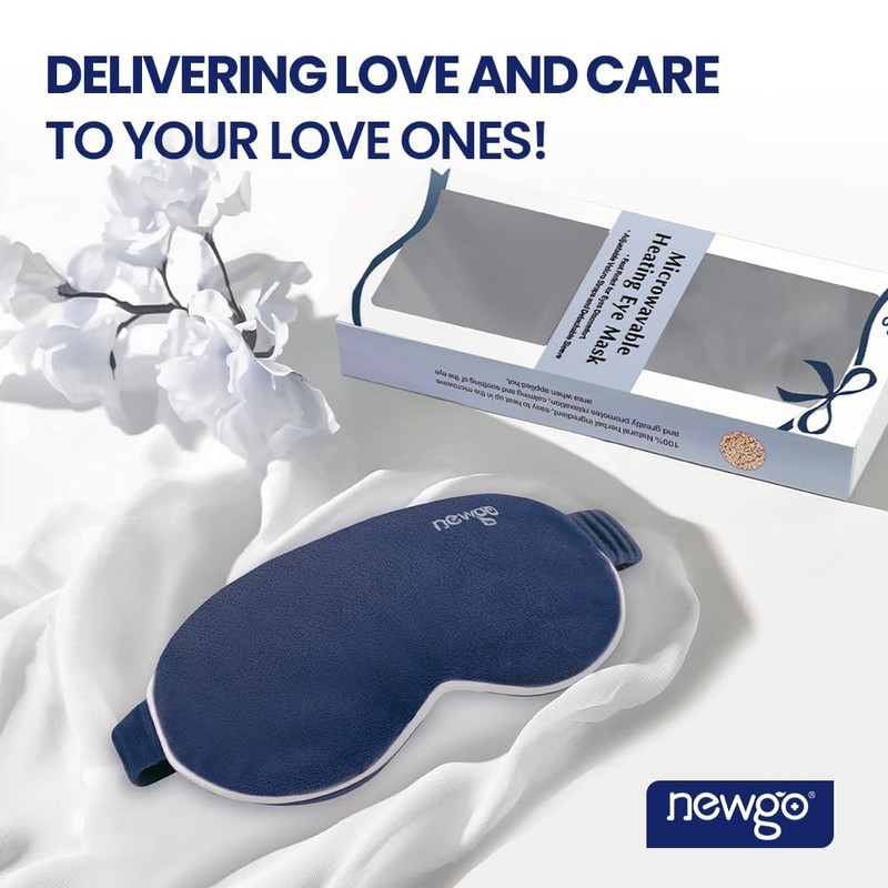 NEWGO Eye Mask for Dry Eyes Blue