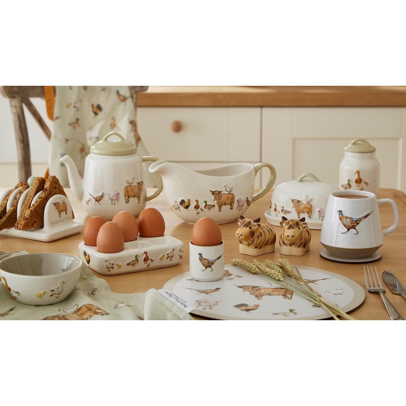 Cooksmart British Designed Ceramic Tea Bag Tidy | Tea Bag