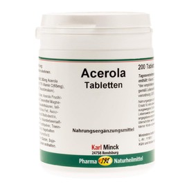 Acerola Vitamin C Tablets, 200 Tablets