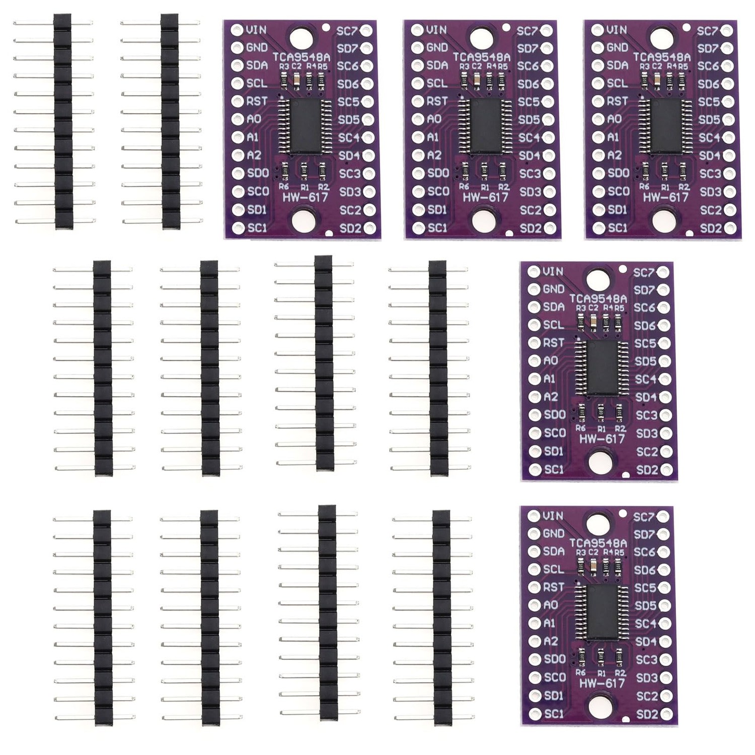 TCA9548A I2C-Multiplexer 10er-Pack – 8-Kanal, 1,6 Produktbild-Vorschau 3
