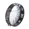 Tambourine Double Row 16 Pairs Metal Jingles Clear Sound Laser