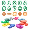 DOITEM Play Dough Tools Set for Kids Letter Molds,Numeral Molds