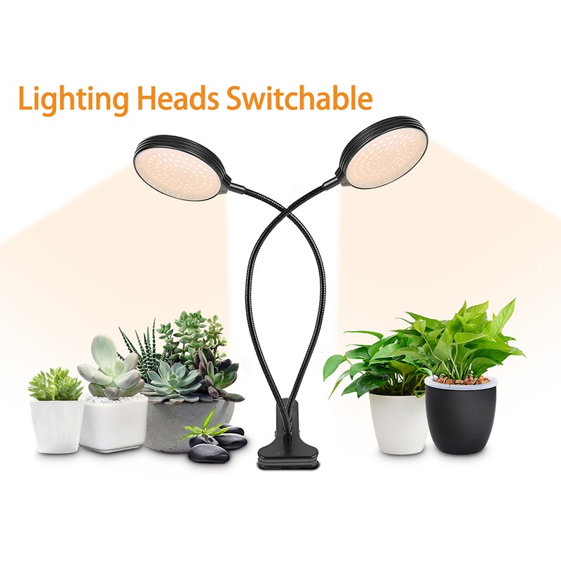 USB Plant Grow Light 156 LEDs Sunlight Full Spectrum Adjustable